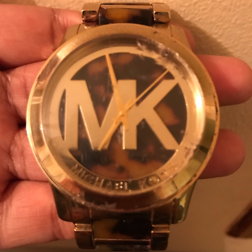 ✨Michael Kors Leopard Print Watch ✨